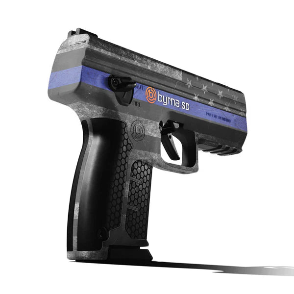 Byrna Self Defense (SD) Projectile Launcher Kit - Thin Blue Line Wrapped