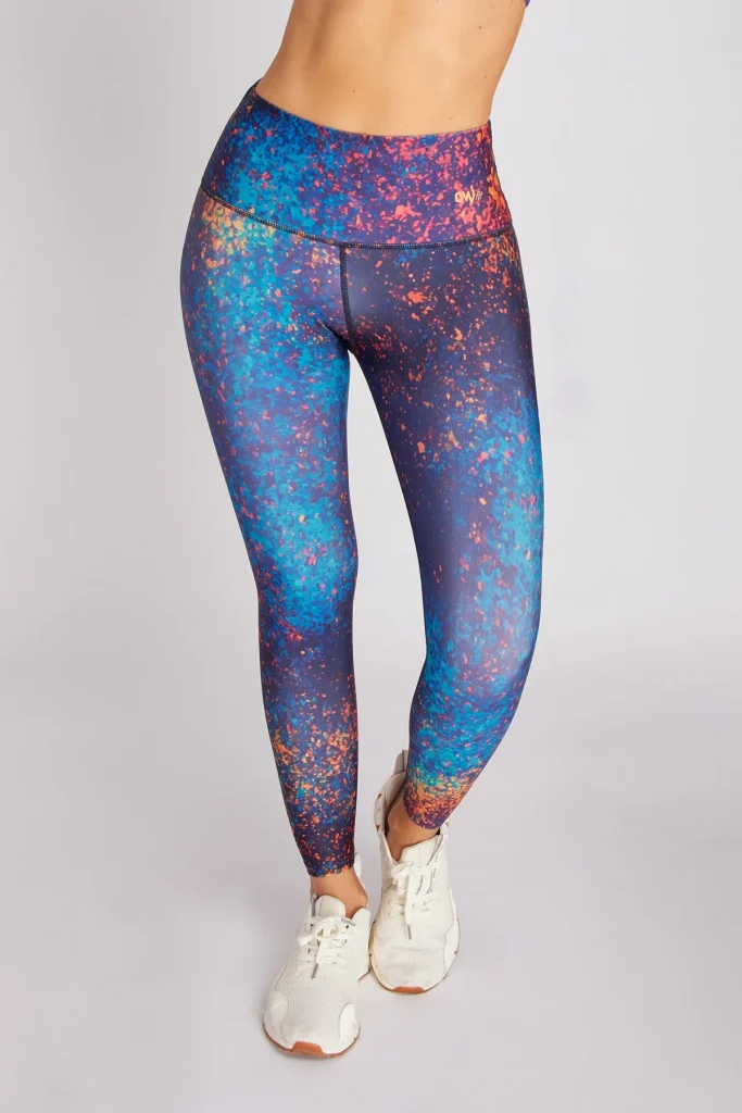 Royal Blue Splash Leggings